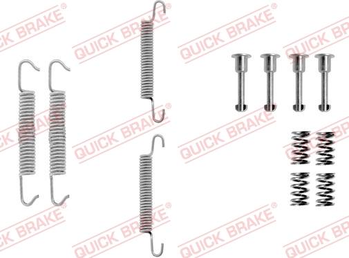 QUICK BRAKE 1050621 - Piederumu komplekts, Stāvbremzes mehānisma bremžu loks ps1.lv