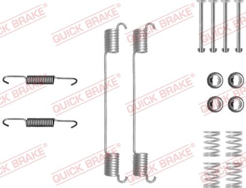 QUICK BRAKE 105-0048 - Piederumu komplekts, Bremžu loki ps1.lv