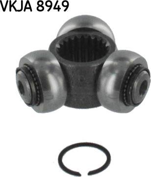 SKF VKJA 8949 - 'Tripod' šarnīrs, Piedziņas vārpsta ps1.lv