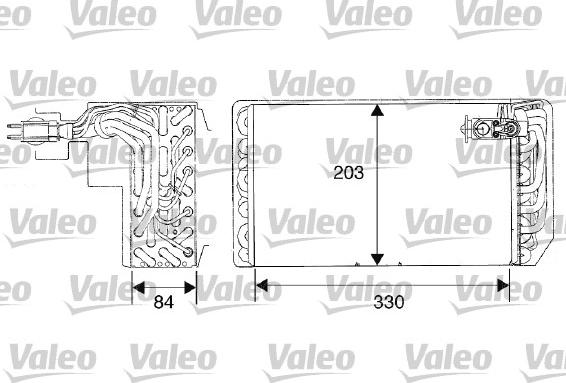VALEO 817467 - Испаритель, кондиционер ps1.lv